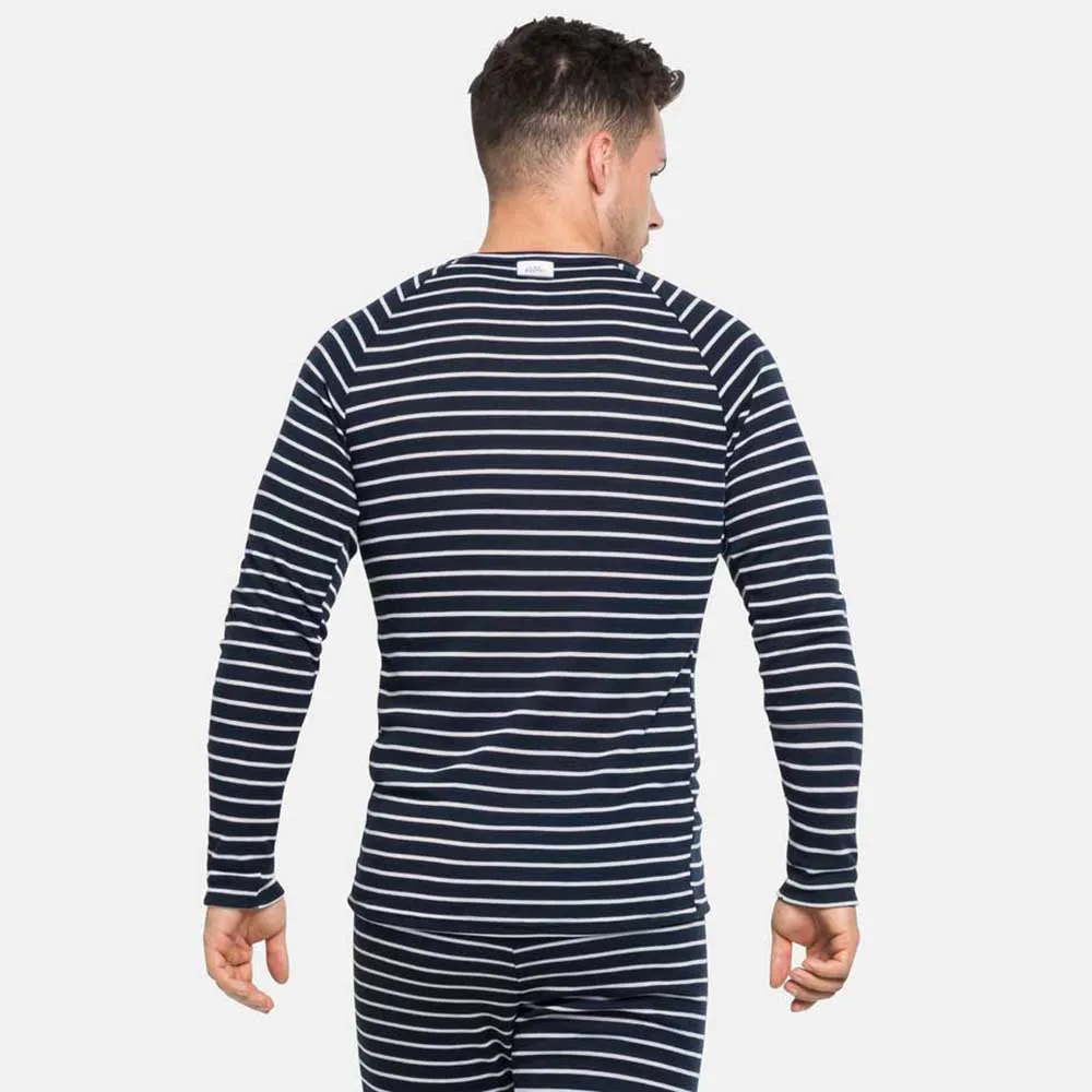 Odlo Active Warm Originals Langarm-baselayer, Dark sapphire / odlo silver grey Odlo Active Warm Originals Langarm-baselayer, Dark sapphire / odlo silver grey