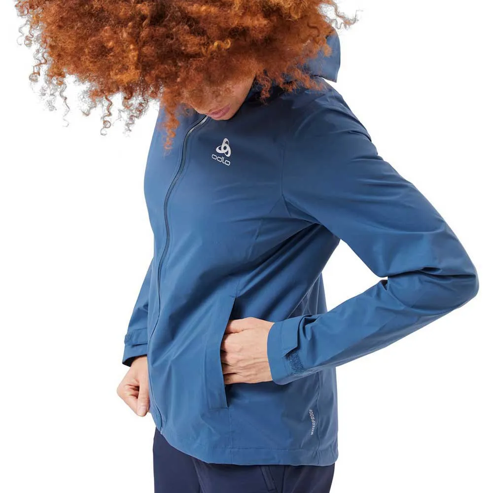 Odlo Aegis 2.5l Waterproof Jacke, Blue wing teal Odlo Aegis 2.5l Waterproof Jacke, Blue wing teal