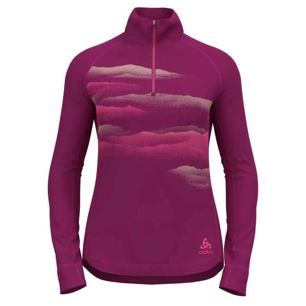 Odlo Berra Graphic Fleece Mit Halbem Reißverschluss Odlo Berra Graphic Fleece Mit Halbem Reißverschluss