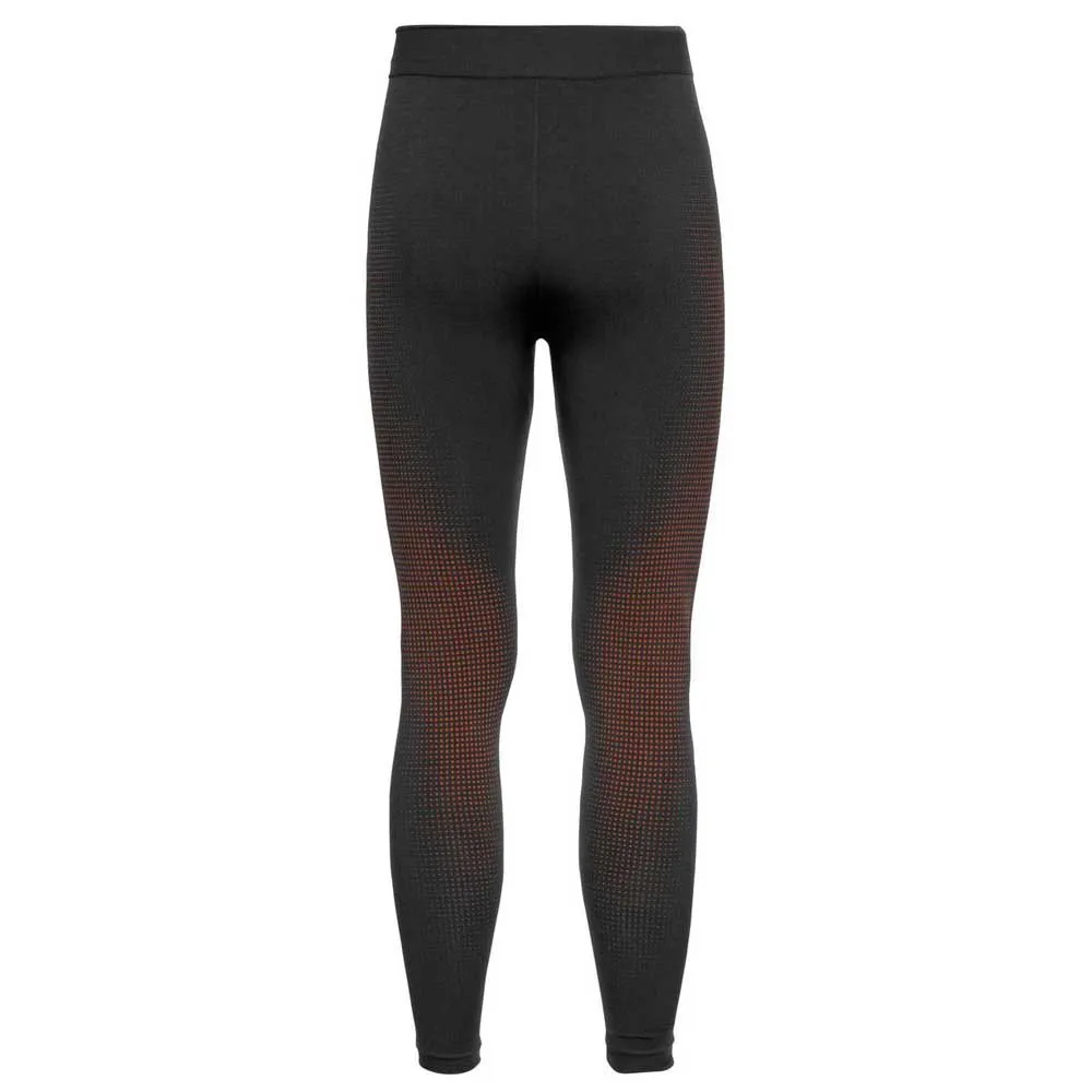 Odlo Bottom Long Performance Warm Eco Baselayer-hose, Black / orange.com