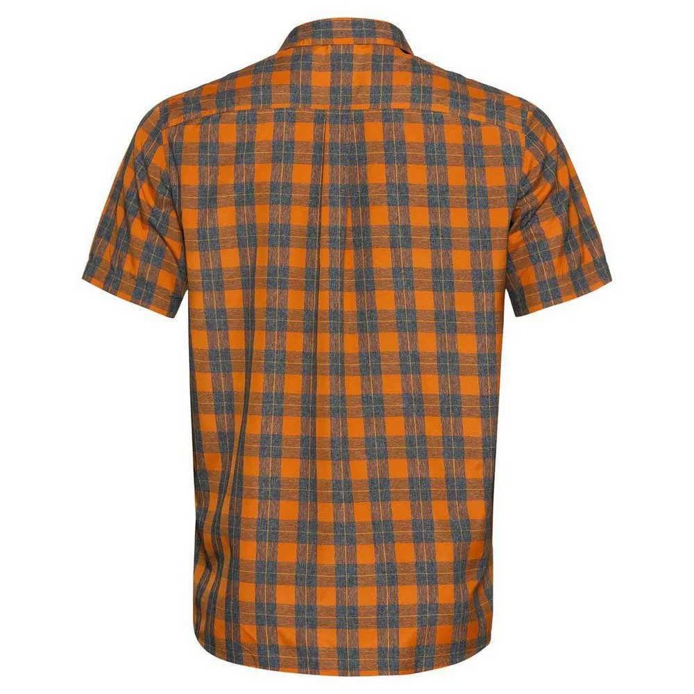 Odlo Chemise Mc Mythen Kurzarmhemd, Marmalade / grey melange Odlo Chemise Mc Mythen Kurzarmhemd, Marmalade / grey melange