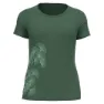 Odlo Concord Leaf Imprime Kurzarm-t-shirt, Myrtle melange