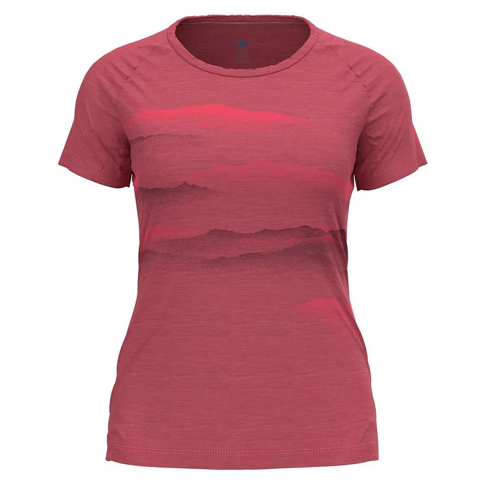 Odlo Concord Mountain Kurzarm-t-shirt, Holly berry melange