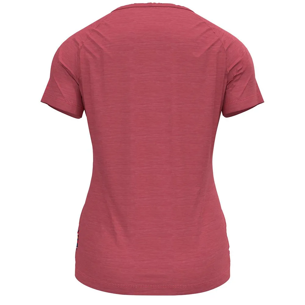 Odlo Concord Mountain Kurzarm-t-shirt, Holly berry melange