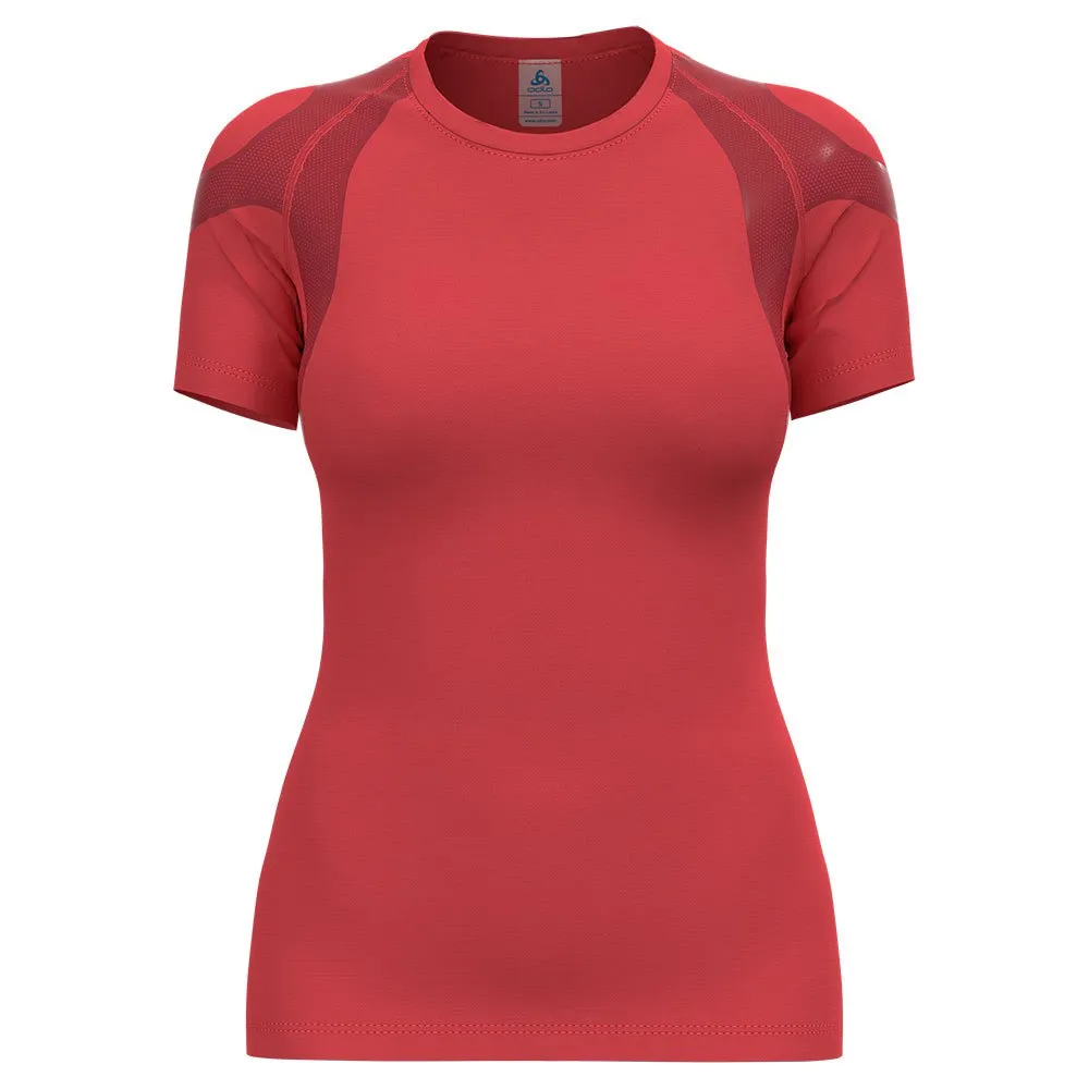 Odlo Crew Active Spine Kurzarm-t-shirt female, Cayenne