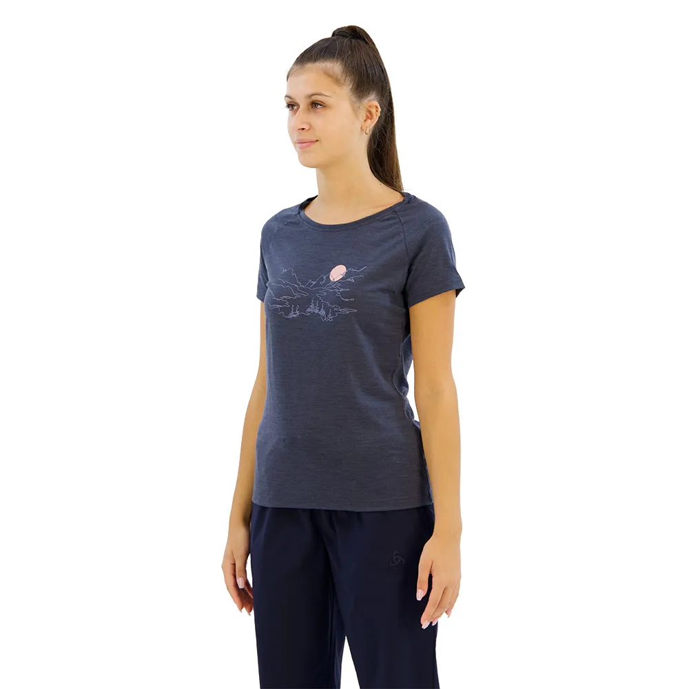 Odlo Crew Ascent Pw 130 Vall Kurzarm-t-shirt Odlo Crew Ascent Pw 130 Vall Kurzarm-t-shirt