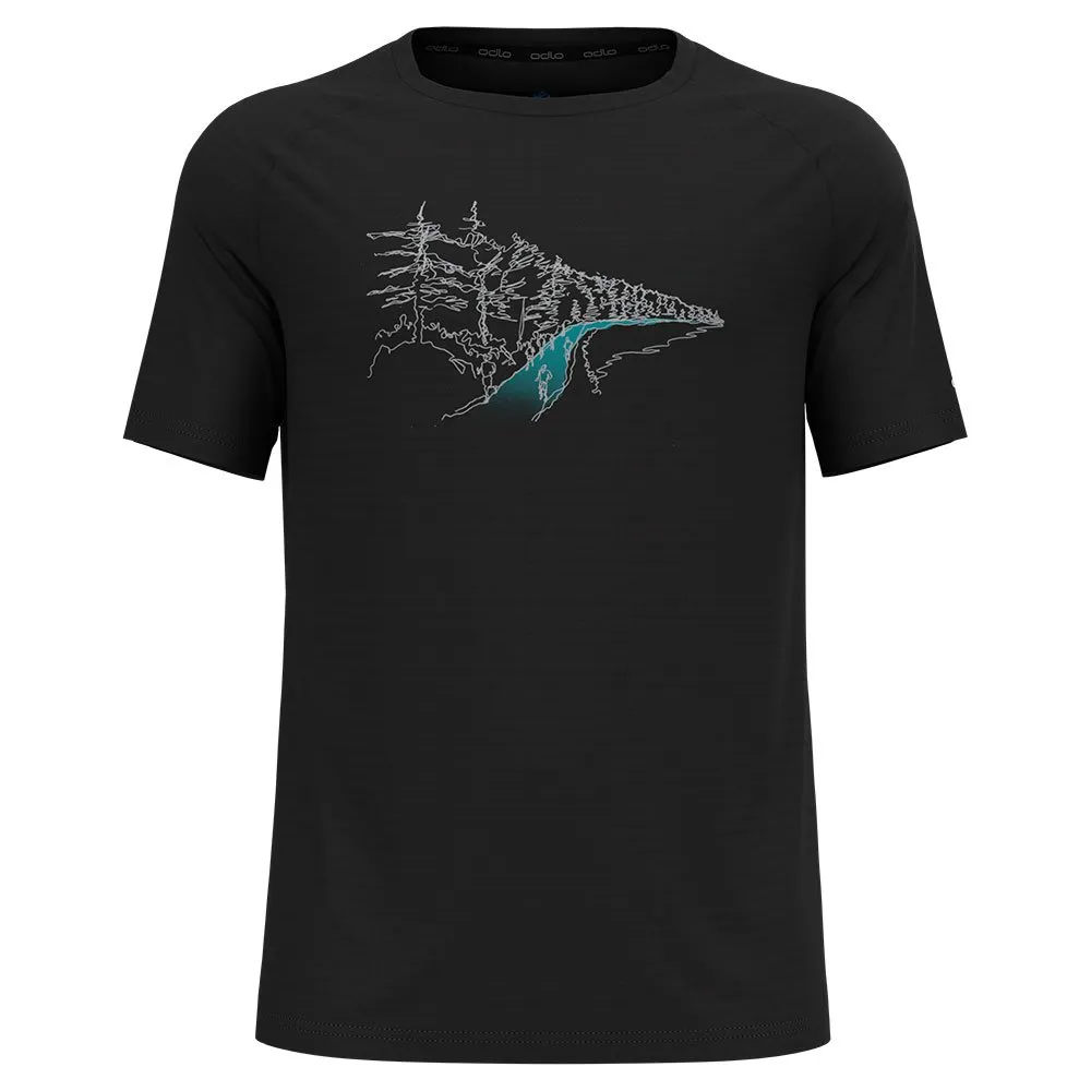 Odlo Crew Essential Print Kurzarm-t-shirt female