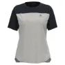 Odlo Crew X-alp Linencool Kurzarm-t-shirt female, Grey melange / black melange