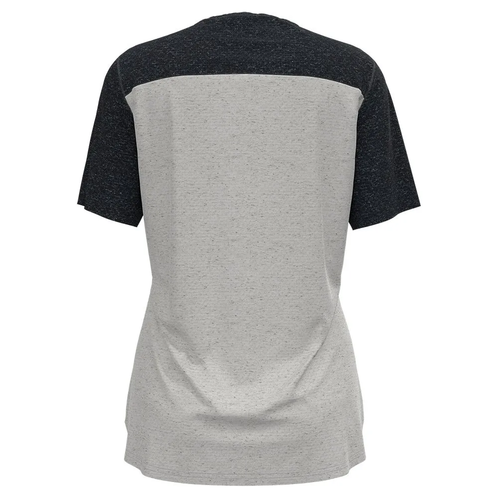 Odlo Crew X-alp Linencool Kurzarm-t-shirt female, Grey melange / black melange Odlo Crew X-alp Linencool Kurzarm-t-shirt female, Grey melange / black melange