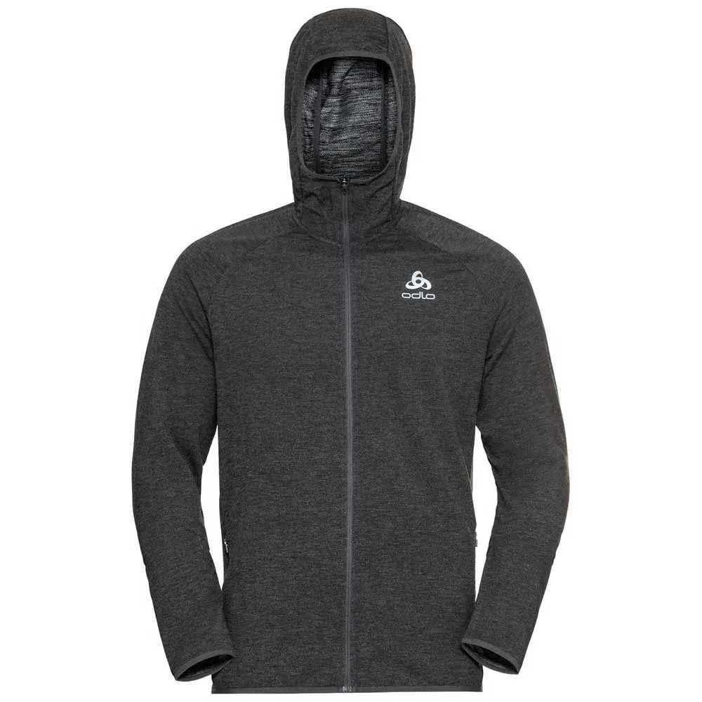 Odlo Easy 365 Kapuzenpullover male, Black melange
