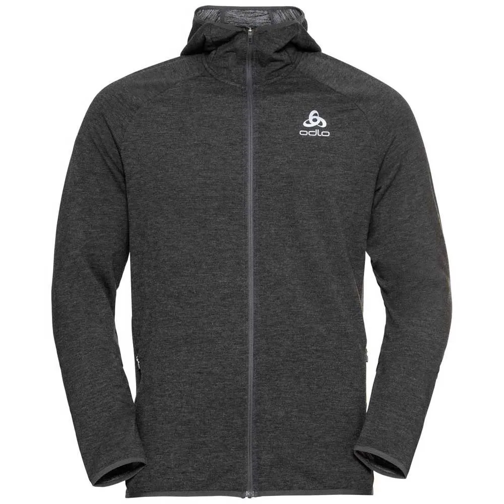 Odlo Easy 365 Kapuzenpullover male, Black melange