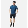 Odlo Essential 411952 Kurzarm-radtrikot, Porcelain / blue wing teal