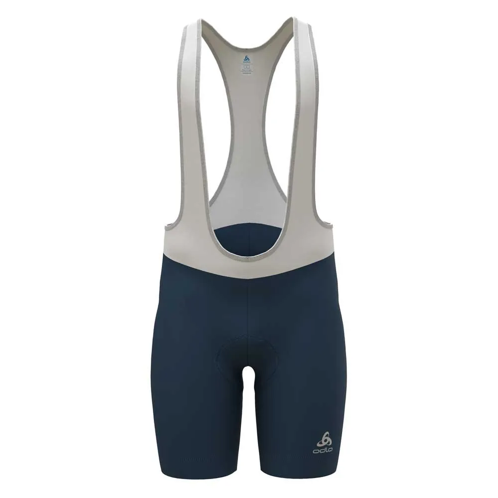 Odlo Essential 422212 Trägerhose, White / blue wing teal Odlo Essential 422212 Trägerhose, White / blue wing teal