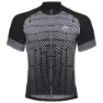 Odlo Fujin Print Kurzarm-radtrikot, Black / odlo silver grey, S