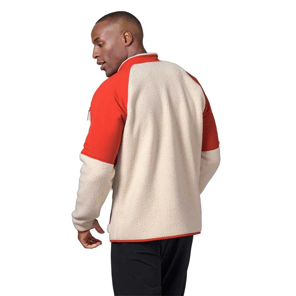 Odlo Halden Cosy Fleece Mit Durchgehendem Reißverschluss, Ketchup / almond milk Odlo Halden Cosy Fleece Mit Durchgehendem Reißverschluss, Ketchup / almond milk