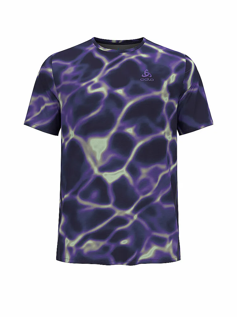 Odlo Herren Laufshirt Zeroweight Chil Tec Print Odlo Herren Laufshirt Zeroweight Chil Tec Print