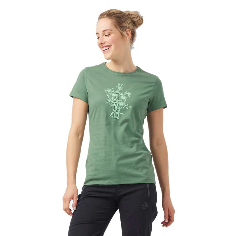 Odlo Kumano Logo Print Kurzarm-t-shirt Odlo Kumano Logo Print Kurzarm-t-shirt