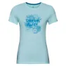 Iced aqua / placed print
