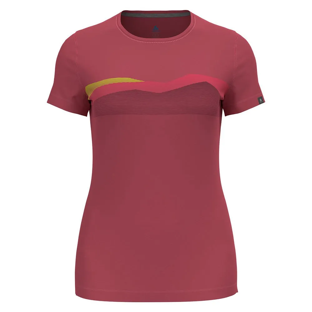 Odlo Kumano Seasonal Imprime Kurzarm-t-shirt, Holly berry Odlo Kumano Seasonal Imprime Kurzarm-t-shirt, Holly berry