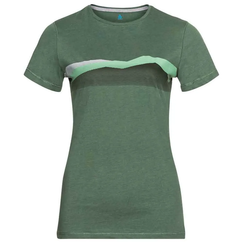 Odlo Kumano Seasonal Print Kurzarm-t-shirt, Myrtle Odlo Kumano Seasonal Print Kurzarm-t-shirt, Myrtle