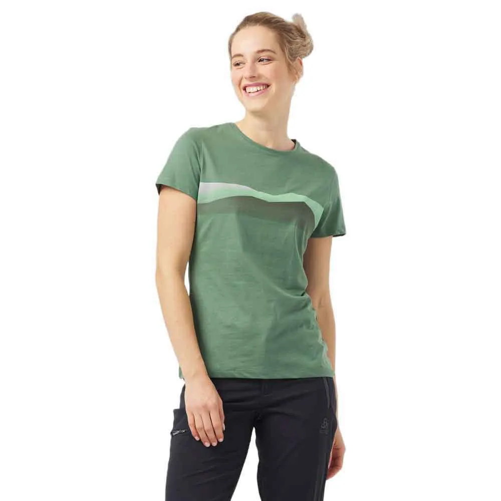 Odlo Kumano Seasonal Print Kurzarm-t-shirt, Myrtle Odlo Kumano Seasonal Print Kurzarm-t-shirt, Myrtle