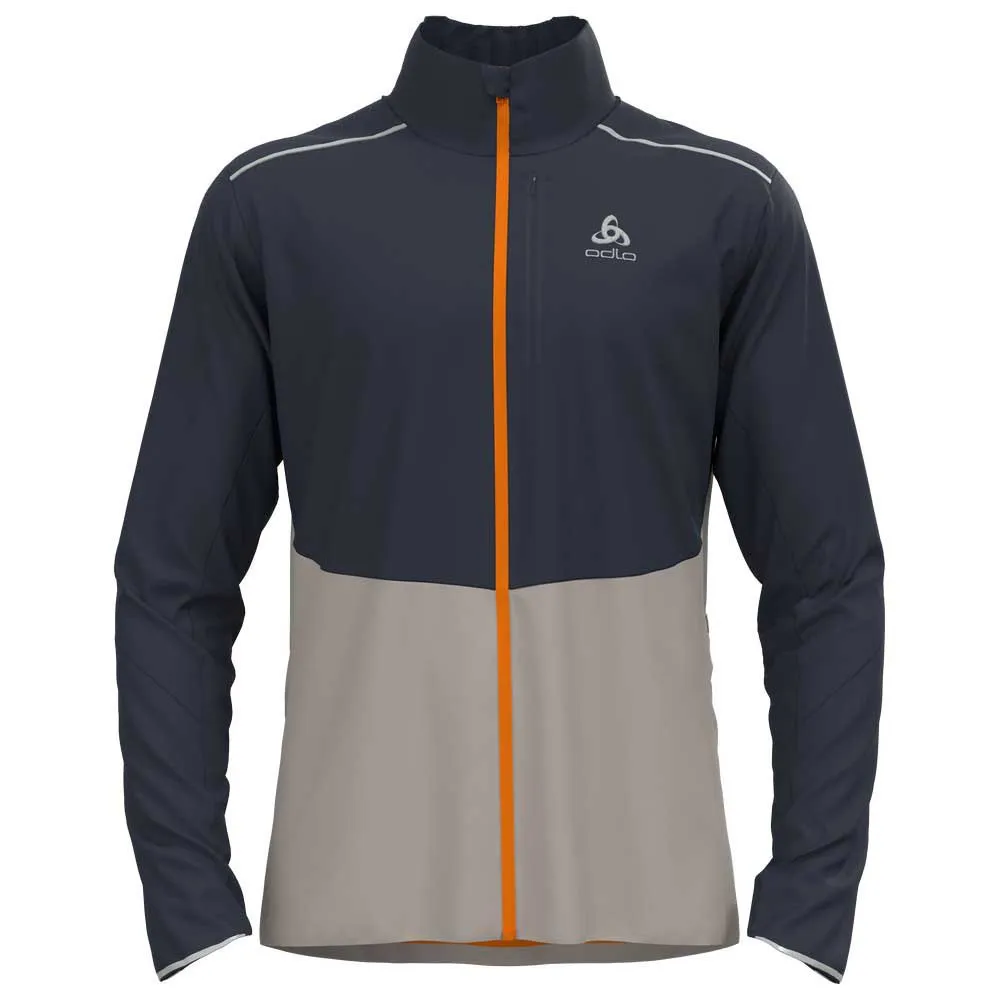 Odlo Langnes Softshelljacke, Silver cloud / india ink