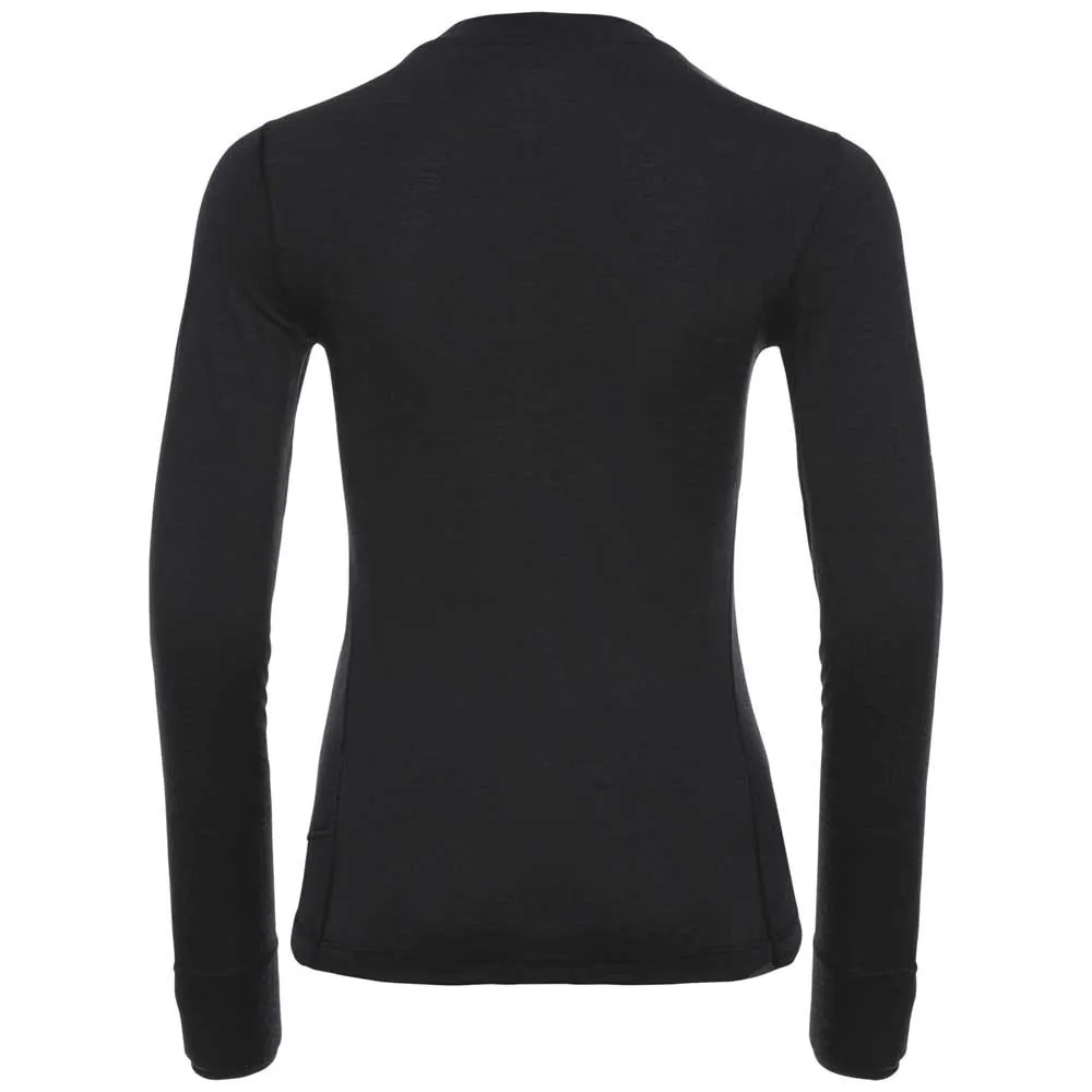 Odlo Merino Warm Langarm-baselayer, Black / black Odlo Merino Warm Langarm-baselayer, Black / black