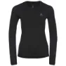 Odlo Merino Warm Langarm-baselayer, Black / black