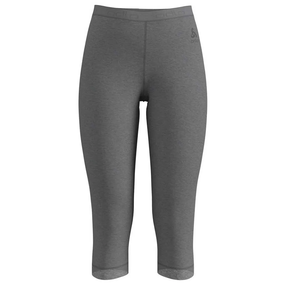 Odlo Natural 100% Merino Warm 3/4 Baselayer-hose, Grey melange / grey melange Odlo Natural 100% Merino Warm 3/4 Baselayer-hose, Grey melange / grey melange
