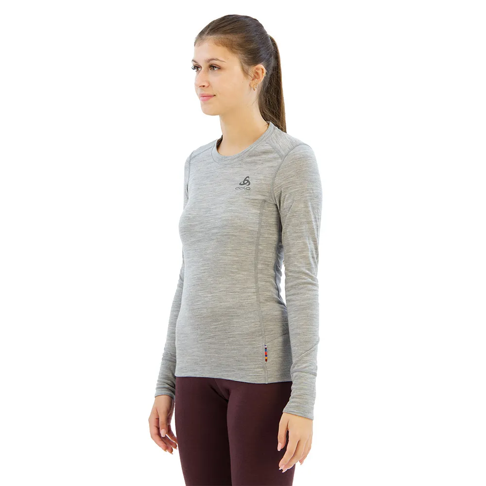 Odlo Natural 100% Merino Warm Langarm-baselayer Odlo Natural 100% Merino Warm Langarm-baselayer