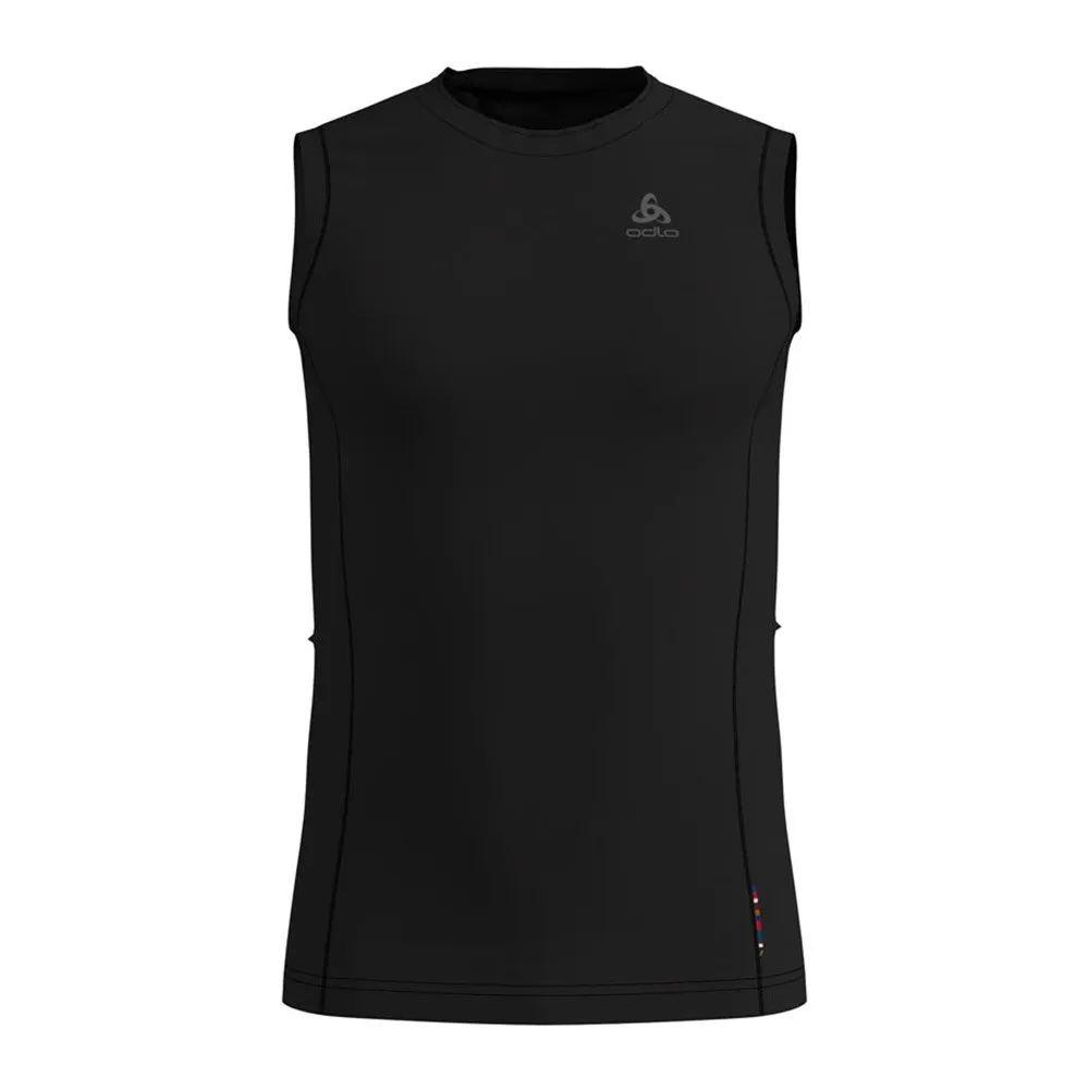 Odlo Natural&light Crew Ärmelloses Baselayer, Black Odlo Natural&light Crew Ärmelloses Baselayer, Black
