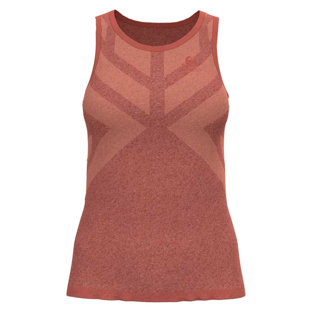 Odlo Natural Kinship Ärmelloses Baselayer, Burnt sienna melange Odlo Natural Kinship Ärmelloses Baselayer, Burnt sienna melange