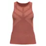 Odlo Natural Kinship Ärmelloses Baselayer, Burnt sienna melange