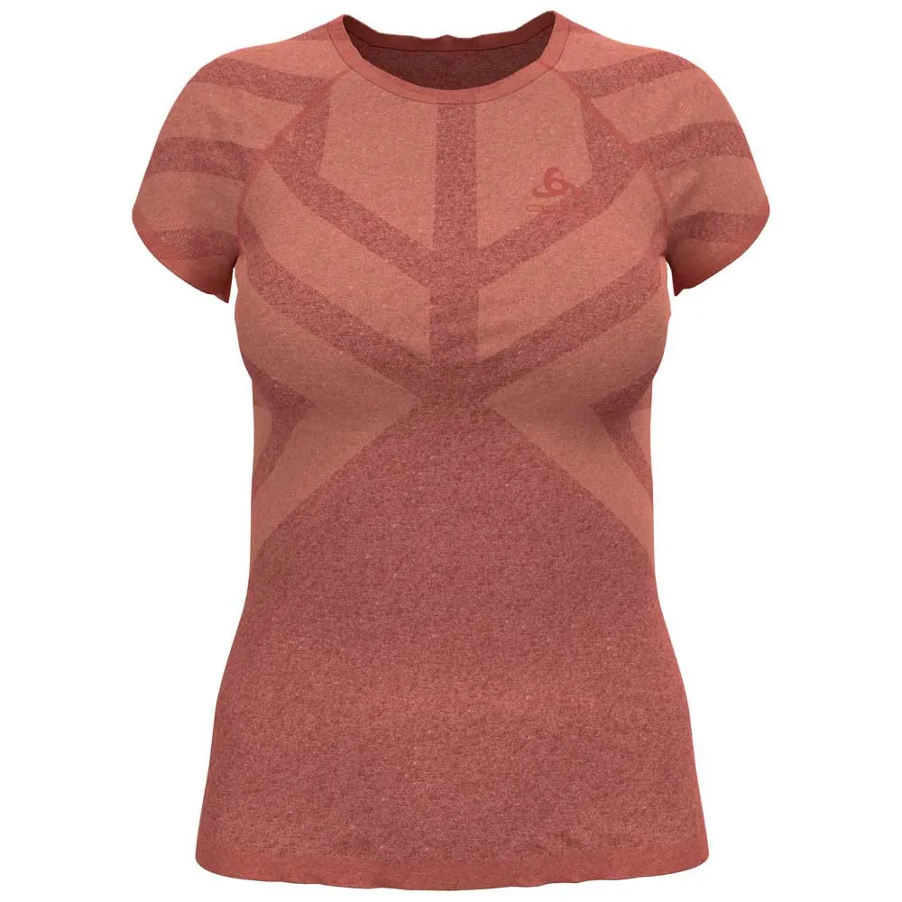 Odlo Natural Kinship X-light Kurzarm-baselayer, Burnt sienna melange