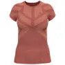 Odlo Natural Kinship X-light Kurzarm-baselayer, Burnt sienna melange