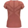 Odlo Natural Kinship X-light Kurzarm-baselayer, Burnt sienna melange