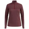 Odlo Pazola Ribbon Fleece, Roan rouge