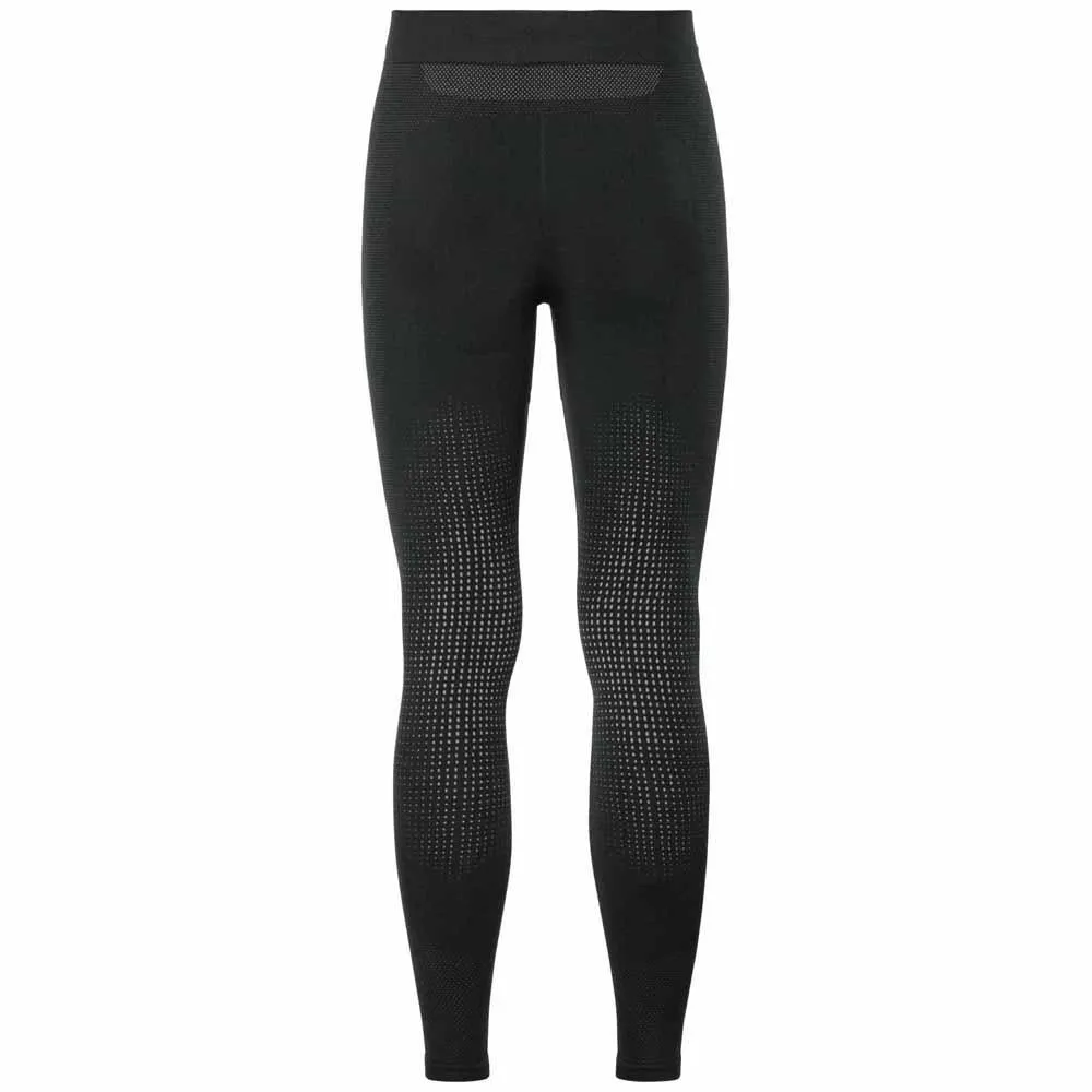 Odlo Performance Warm Baselayer-hose, Black / odlo concrete grey