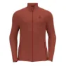 Odlo Roy Fleece Mit Durchgehendem Reißverschluss, Ketchup / orange rust
