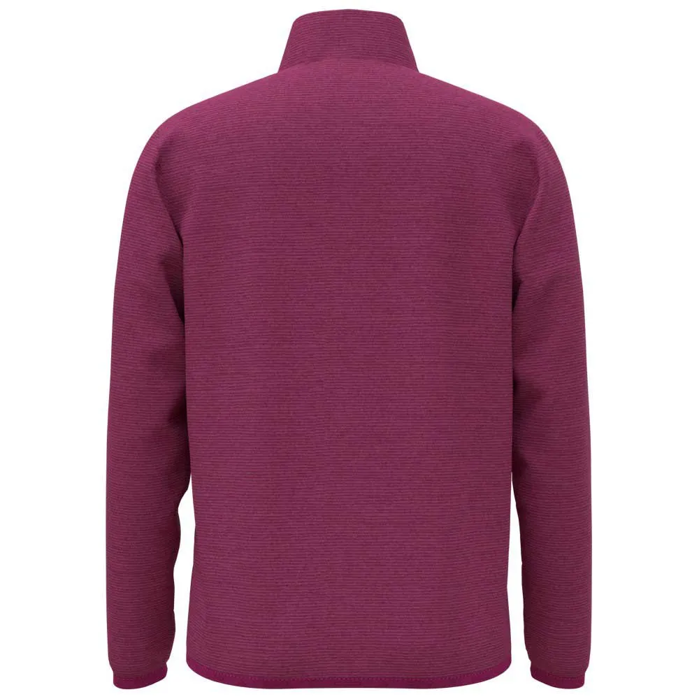 Odlo Roy Stripe Fleece Mit Halbem Reißverschluss, Festival fuchsia / raspberry fudge, 4Y Odlo Roy Stripe Fleece Mit Halbem Reißverschluss, Festival fuchsia / raspberry fudge, 4Y