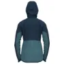 Odlo Run Easy S-thermic Jacke female, Blue wing teal