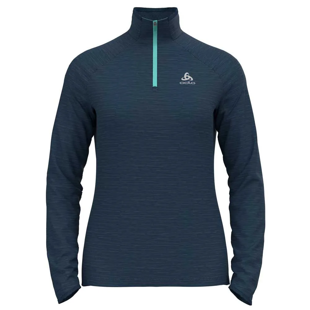 Odlo Run Easy Warm Halbreißverschluss-langarm-t-shirt female
