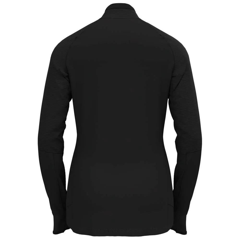 Odlo Sesvenna Sl Fleece Mit Halbem Reißverschluss, Black Odlo Sesvenna Sl Fleece Mit Halbem Reißverschluss, Black