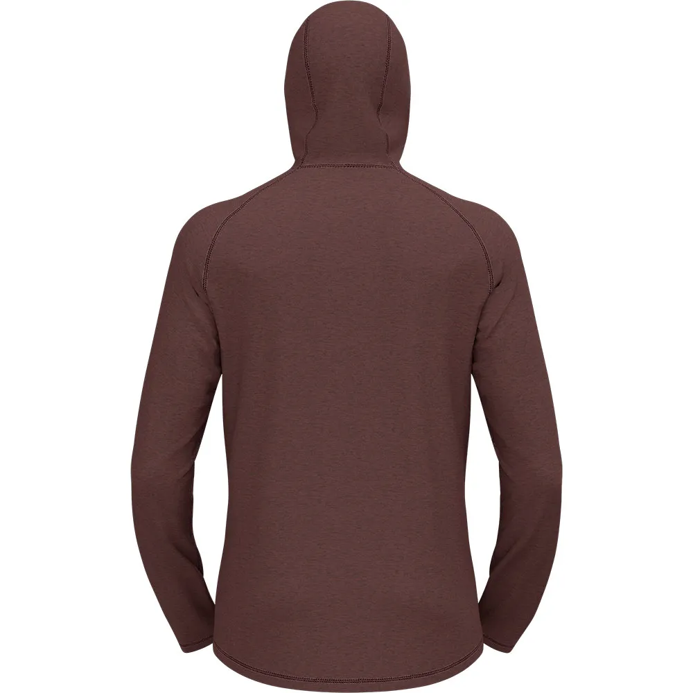 Odlo Tencia Fleece Mit Durchgehendem Reißverschluss, Fudge melange 2