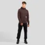Odlo Tencia Fleece Mit Durchgehendem Reißverschluss, Fudge melange 2