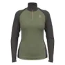 Matte green / dark grey melange 1