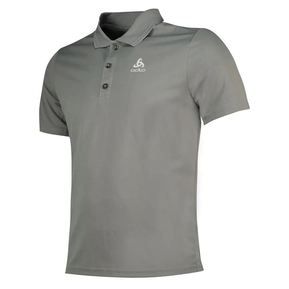 Odlo Timo Kurzarm-poloshirt, Grey melange