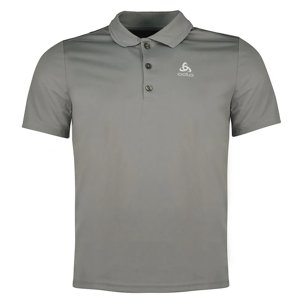 Odlo Timo Kurzarm-poloshirt, Grey melange