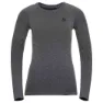 Odlo Top Performance Warm Ec Langarm-baselayer, Grey melange / black