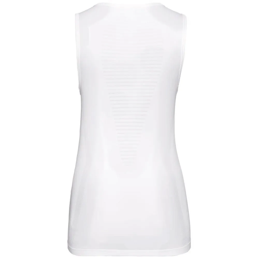 Odlo V Neck Performance X-light Ärmelloses Baselayer, White Odlo V Neck Performance X-light Ärmelloses Baselayer, White